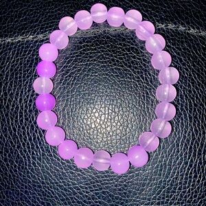 SIMPLE PURPLE BEADED BRACELET